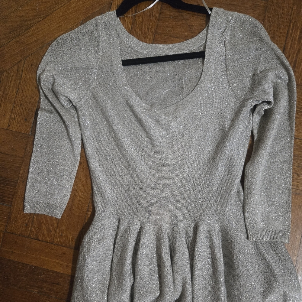 Philosophy Silver Bling Lyrex Top Sz Xs Hp🔥🔥 - Picture 4 of 5